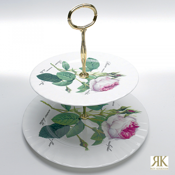 Etagere 2 Ebenen Roy Kirkham Redoute Rose