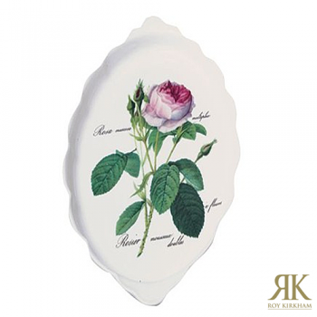 Platte oval 26x15cm Redoute Rose Roy Kirkham