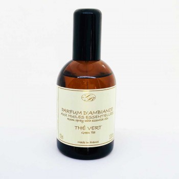 Grüner Tee Raumspray der Savonnerie de Bormes Provence 100ml
