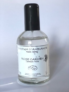 Rose Carmen Raumspray der Savonnerie de Bormes Provence 100ml