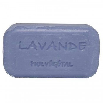 Lavendel mit Lavendelöl Pflanzenölseife Savonnerie de Bormes 100g