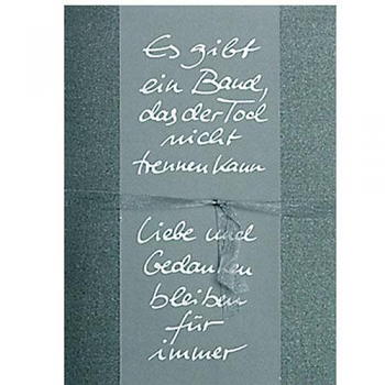 Trauer Es gibt ein Band Karte Räder Design