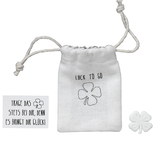 Herzstuck Kleine Tasche Mit Kleeblatt Glucksbringer Von Rader Design Garten Traum Duefte De