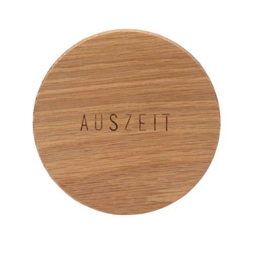 Duftkerze Auszeit Balance 8x9cm Räder Design