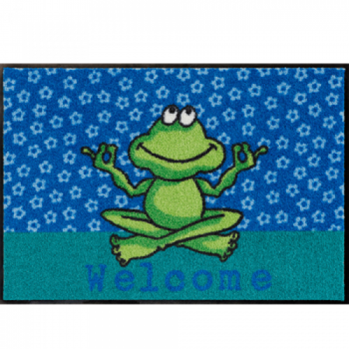 Yoga Frosch Wohnmatte 50x75cm Fußmatte Salonloewe