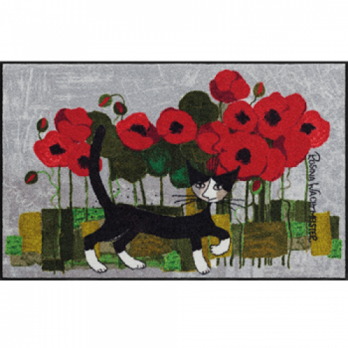 Poppywalk by R.Wachtmeister Lifestyle Wohnmatte 50x75cm Fußmatte Salonloewe