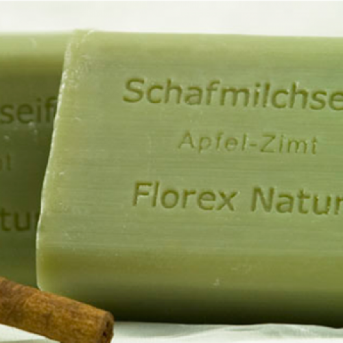 Apfel-Zimt Florex Schafmilchseife 100g