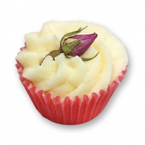 Badebutter-Cupcake Rose von Florex 45g