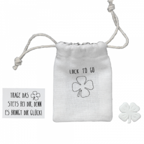 Herzstücke Kleine Tasche mit Kleeblatt Glücksbringer von Räder Design