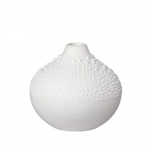 Perlenvase weiß Design2 Zuhause von Räder Design 7x6,5cm