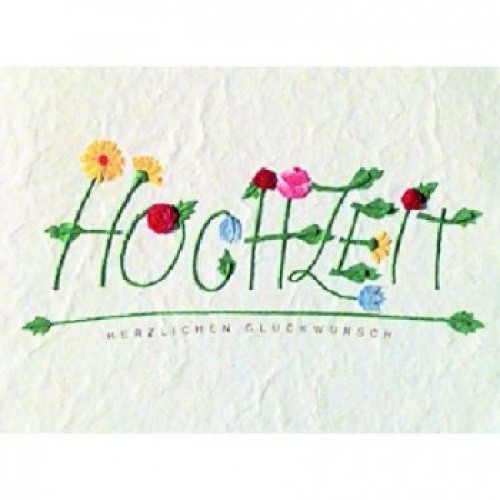 Hochzeit Schriftkarte Karte Räder Design