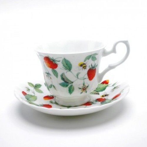 Erdbeer Kaffee- oder Teetasse Alpine Strawberry Roy Kirkham 230ml