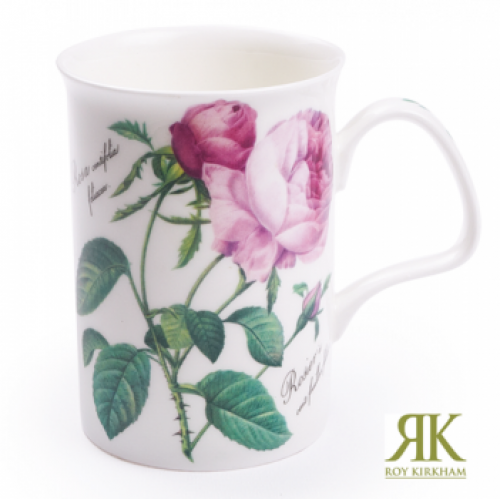 2 Blüten Becher Lancaster 320ml Redoute Rose Roy Kirkham