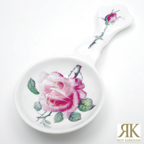 Teebeutelablage in Löffelform English Rose von Roy Kirkham 13cm