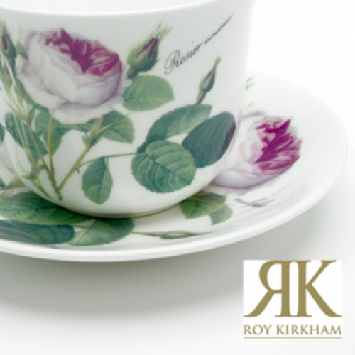 Frühstückstasse 450ml Redoute Rose von Roy Kirkham
