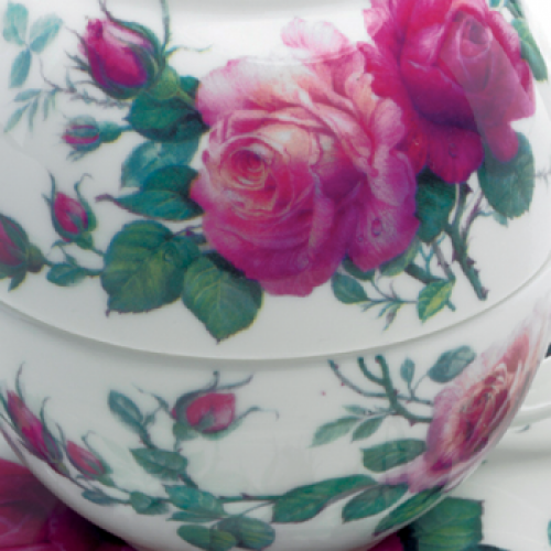 Tea for One English Rose 3-teilig Roy Kirkham
