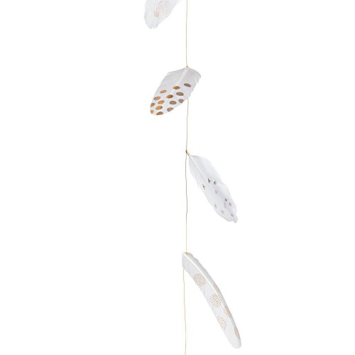 Federleicht Kette gold Räder Design 120cm