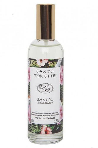 Santal Sandelholz Eau de Toilette Savonnerie de Bormes 100ml