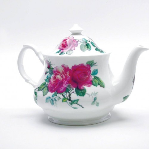 Teekanne mit der English Rose von Roy Kirkham 1 Liter