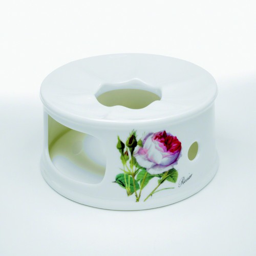 Stövchen mit der Redoute Rose von Roy Kirkham