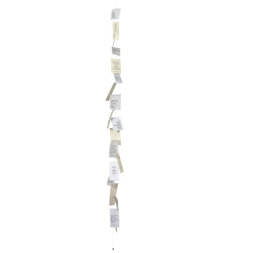 Poesie Kette weiß 185cm Zuhause von Räder Design