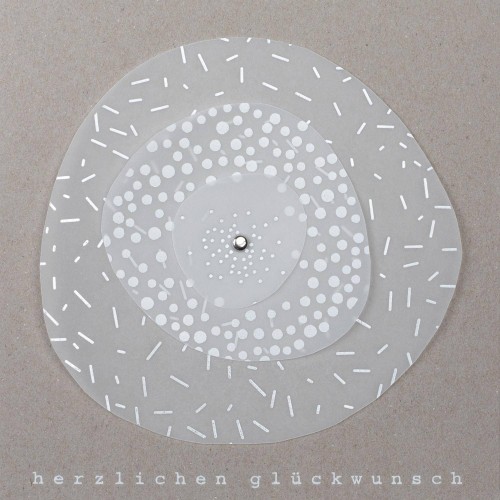 Glückwunsch Zarte Kreise Karte Räder Design
