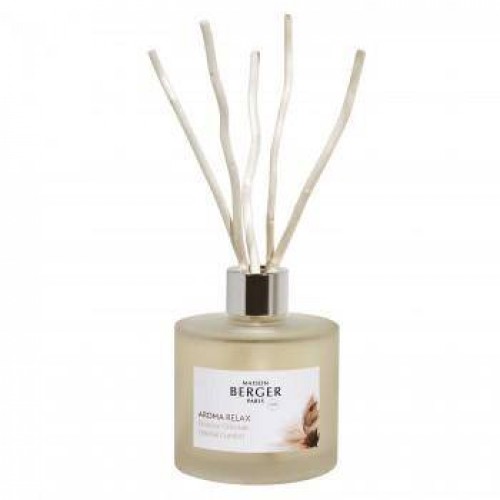 Aroma Relax- Douceur Orientale - Glasflacon mit Duftöl und Stäbchen 180ml von Maison Berger Paris 