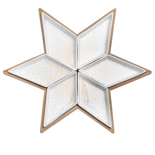 Sternenteller mit 6 Schälchen 40x4cm Living von Räder Design
