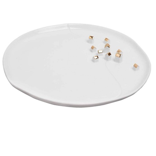 Teller Porzellangeschichten Dorf 32cm von Räder Design