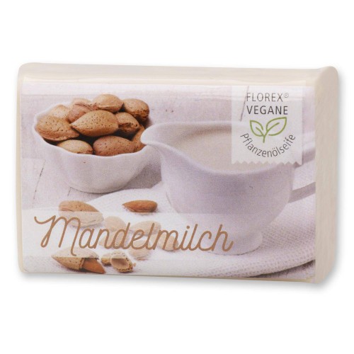 Vegane Mandelmilchseife aus Pflanzenölen Florex 100g