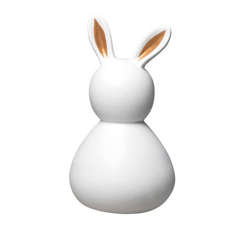 Osterhase Dame mittel Porzellan 13x6,5cm von Räder Design