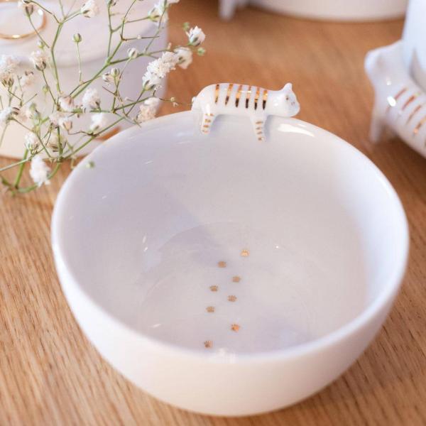 Porzellangeschichten Schale Katze Living Räder Design