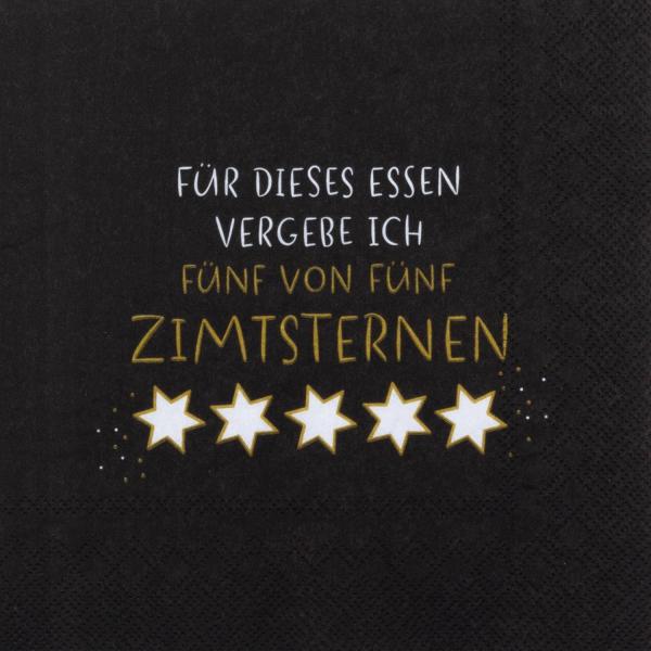 Zimtsterne Lunch Serviette 33x33cm Räder Design