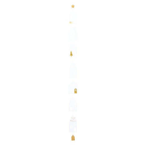 Kette Häuschen Winterstadt lang 83,5cm Living von Räder Design