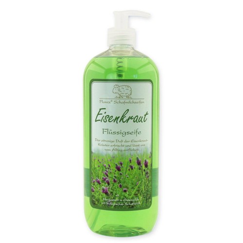 Eisenkraut Flüssigseife Nachfüllflasche mit Pumpsprender FLOREX 1000ml