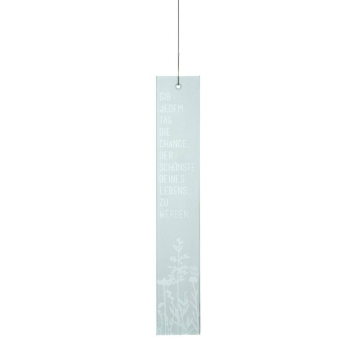 Poesiefensterbild Gib jedem Tag.... 7x40cm von Räder Design