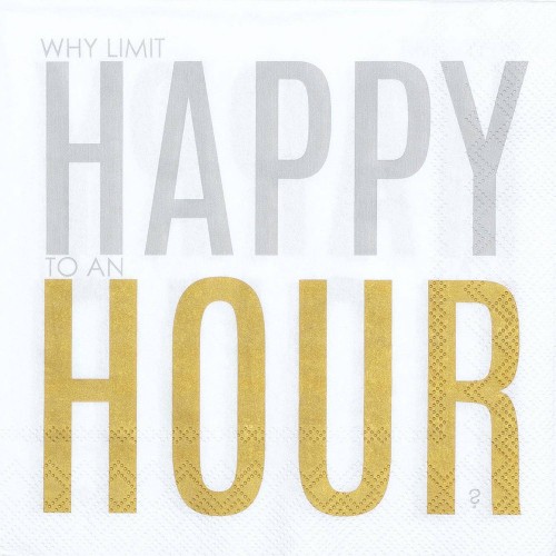 Happy Hour Lunch Serviette von Räder Design