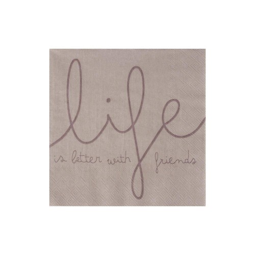 Life is better with friends Lunch Serviette von Räder Design