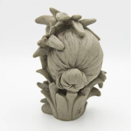 Blumenkind klein Edelweiß Resin betonfarben Zauberblume