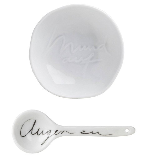 Kleine Schale Mund auf Augen zu 7cm Mix & Match Räder Design