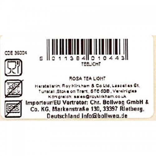 Teelichthalter Redoute Rose von Roy Kirkham