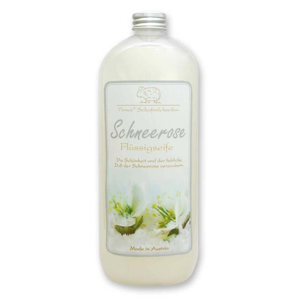 Schneerose Flüssigseife im Nachfüllflasche FLOREX 1000ml