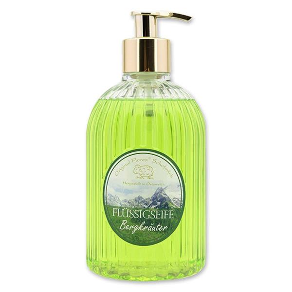 Bergkräuter Schafmilch-Flüssigseife im Spender FLOREX 500ml
