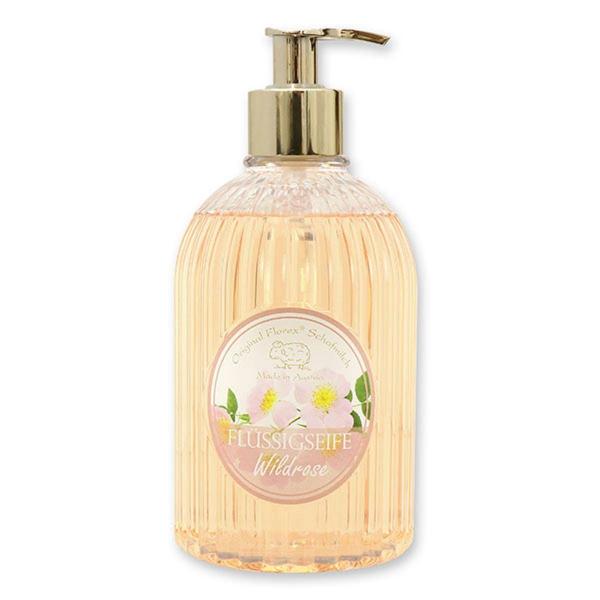 Wildrose Schafmilch-Flüssigseife im Spender FLOREX 500ml