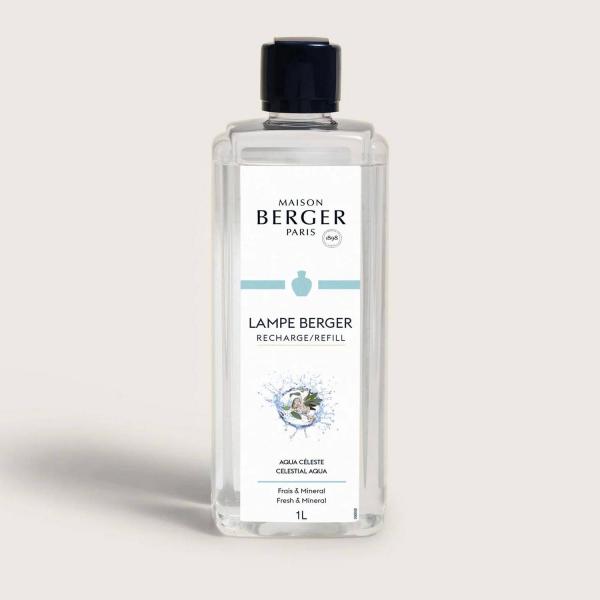 Aqua Céleste - Celestial Aqua - Luftige Frische 1000 ml von Raumparfum Lampe Berger