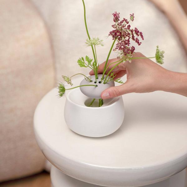 Blumenschale Naturelemente hoch 11,1x9,1x8,3cm Zuhause Räder Design