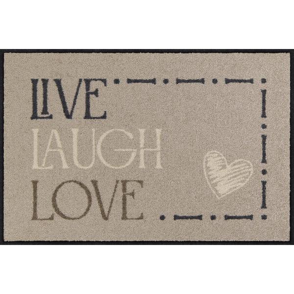Live Laugh Love Wohnmatte 50x75cm Fußmatte Salonloewe