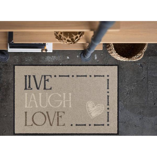 Live Laugh Love Wohnmatte 50x75cm Fußmatte Salonloewe