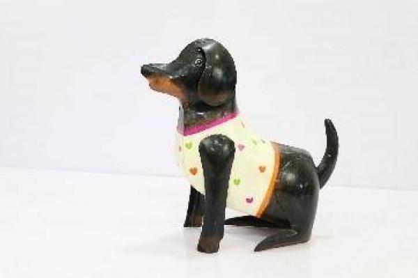 Hund 3er Set stehend groß 28x12x27cm Exner