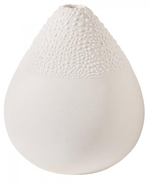 Perlenvase weiß Design3 8x9cm Zuhause von Räder Design ;